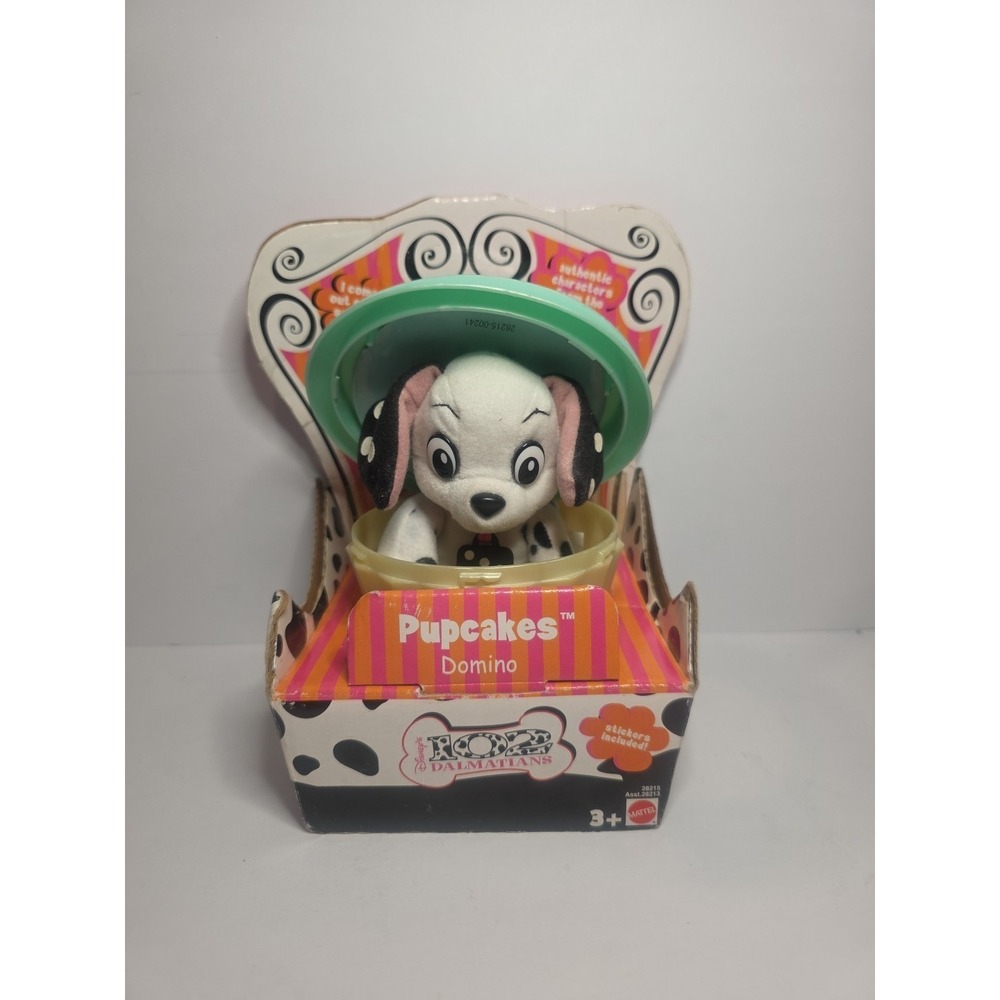 Disney 102 Dalmations Pupcakes Domino Plush 2000 Mattel